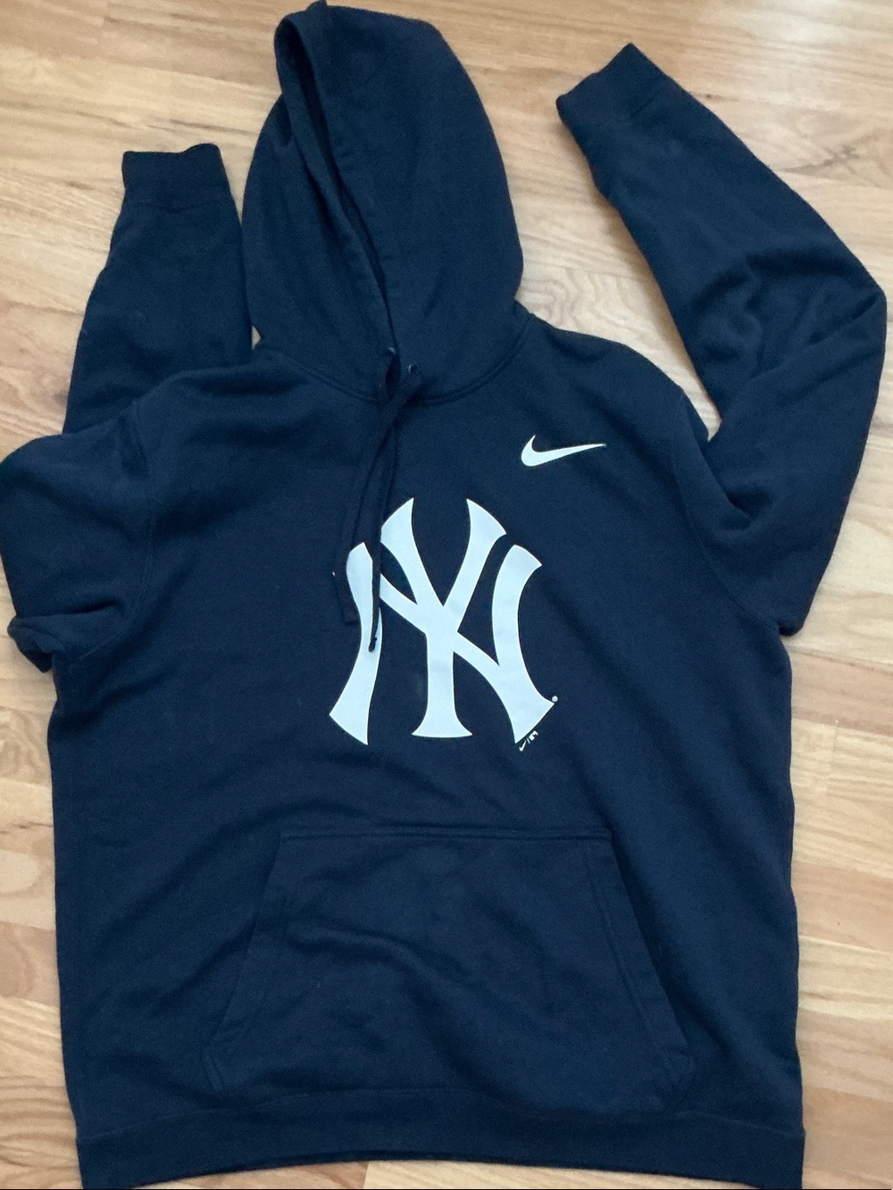 Nike Navy Hoodie with White NY Logo